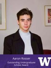 Outstanding Undergraduate Scholar Award: Aaron Rosser