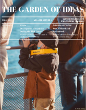 Cover of Journal - photo of boy on boat looking out with binoculars 