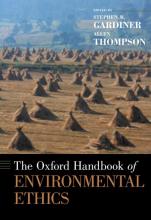 Book cover - Oxford Handbook of Environmental Ethics