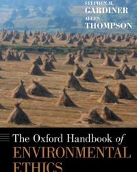 Book cover - Oxford Handbook of Environmental Ethics