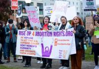 Protest Marchers for Abortion Rights
