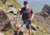 Michael Podlin hiking Mount Brandon in Kerry, Ireland.