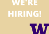 We're hiring! (W logo)