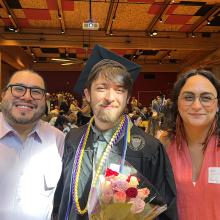 Jose and Amelia with grad